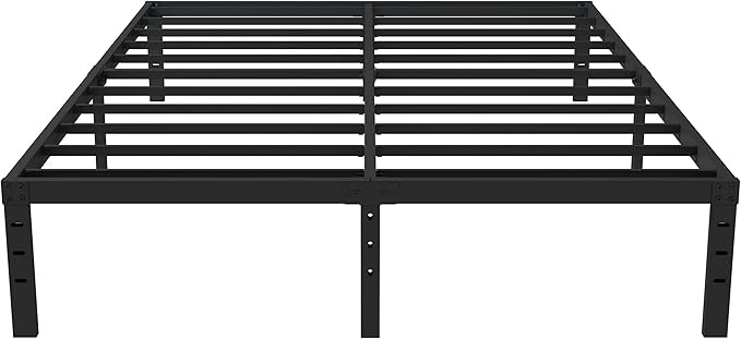 California King Metal Bed Frame, 14 Inch Heavy Duty Storage Platform Bed Frame by Upcanso