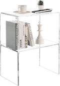 MyGift 24 Inch Acrylic Nightstand by MyGiftHome