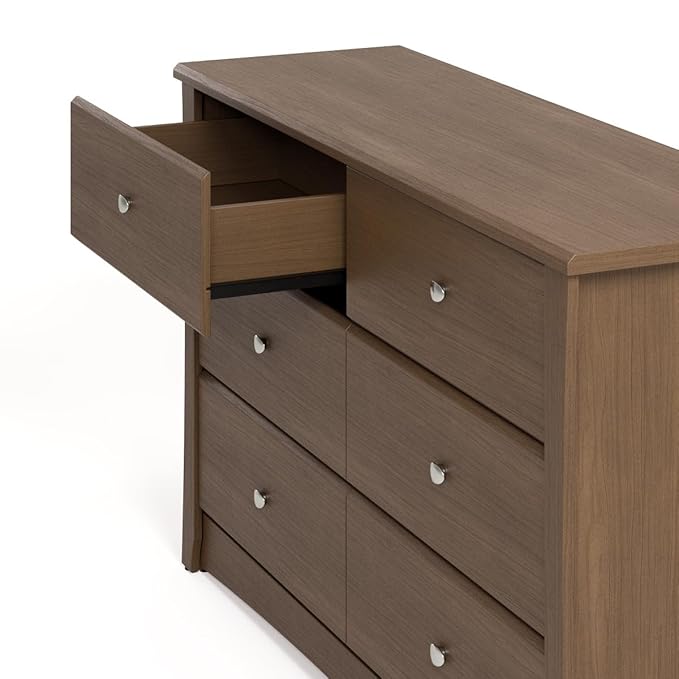 Storkcraft Crescent 6 Drawer Double Dresser – GREENGUARD Gold Certified - Image 4