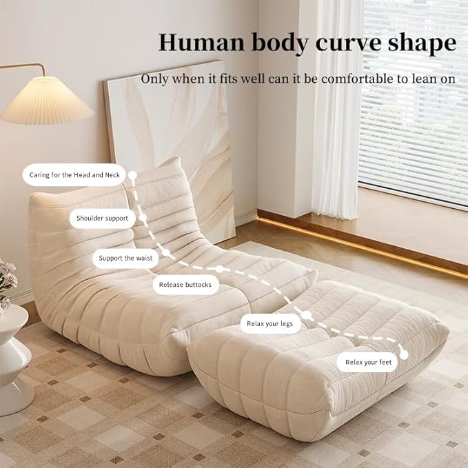 Bean Bag Chair - Memory Foam Bean Bag Chair - Image 7