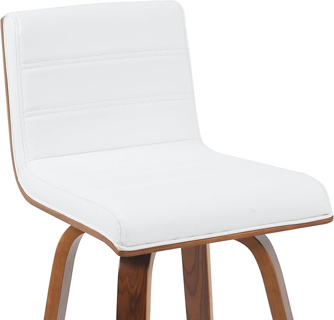 Armen Living Vienna Modern Swivel 26" Counter Height Barstool - Image 5