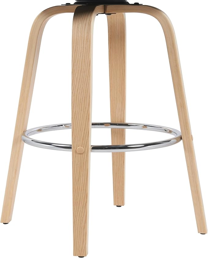 Armen Living Sonia Modern Swivel Bar Height Stool - Image 7