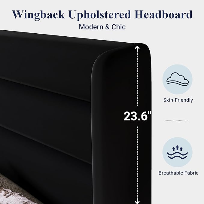 Allewie Full Size Platform Bed Frame - Image 4