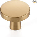 Ravinte 15 Pack Drawer Pulls 1-1/4 Inch Kitchen Cabinet Knobs Solid Round by Ravinte