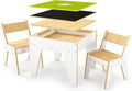 wingyz 4-in-1 Toddler Table and Chairs Set, Kids Play Tables by wingyz
