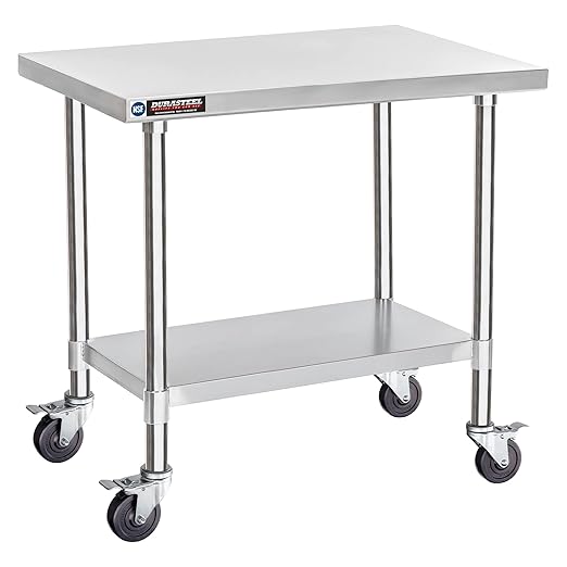 DuraSteel 24x36 NSF Stainless Steel Cart by DuraSteel