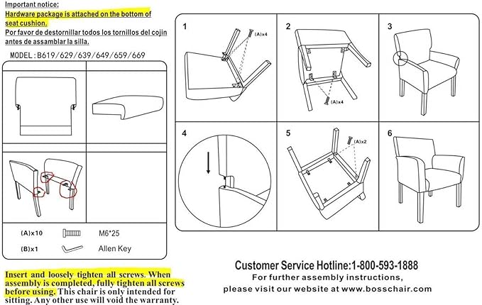 Boss Office Products Reception Box Arm Chair - Image 8