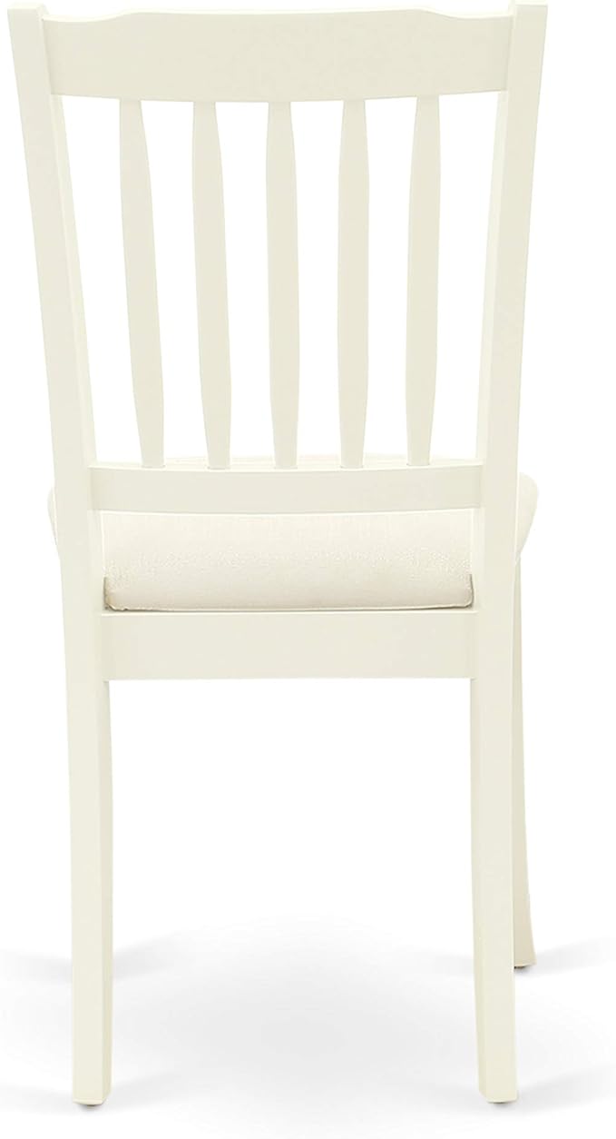 East West Furniture HBDA5-LWH-C 5 Piece Kitchen Table & Chairs Set Includes a - Image 10