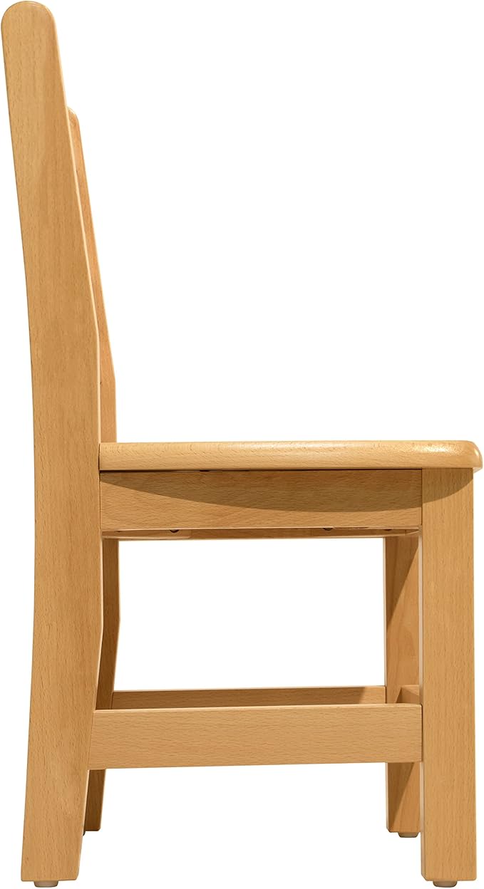 Kids Wooden Chair Set, Fully Assembled Youth Ladderback Wood Chairs - Image 8