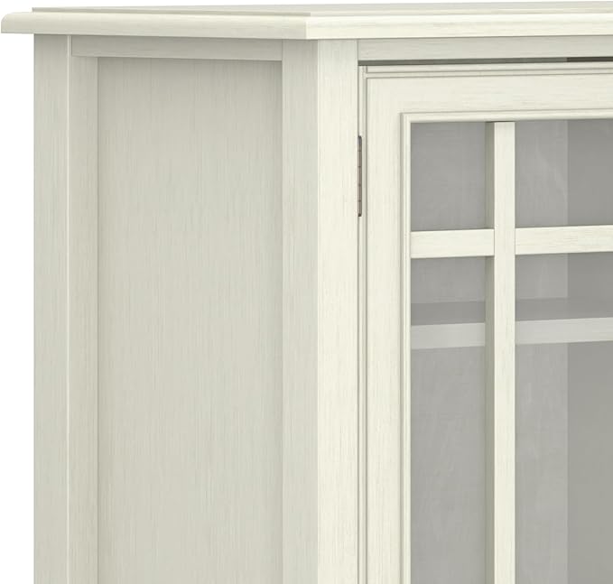SIMPLIHOME Connaught SOLID WOOD 46 inch Wide Traditional Tall Storage Cabinet - Image 7