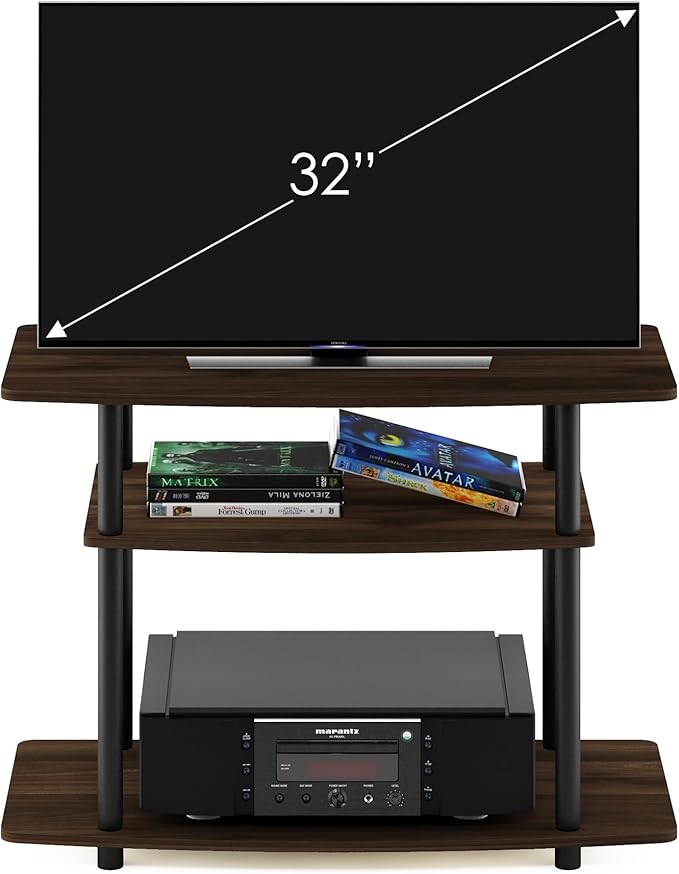 Furinno Turn-N-Tube No Tools 3-Tier Entertainment Center TV Stand - Image 4