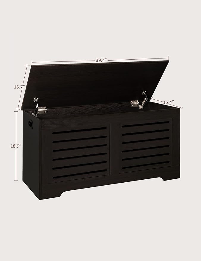 DINZI LVJ Storage Chest, 39.4”Wooden Toy Box - Image 3