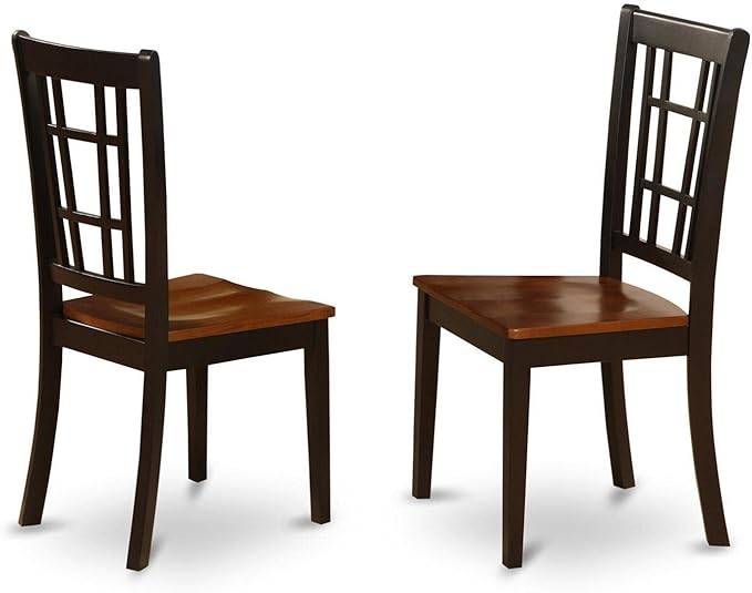 East West Furniture SUNI3-BCH-W 3 Piece Dinette Set - Image 3