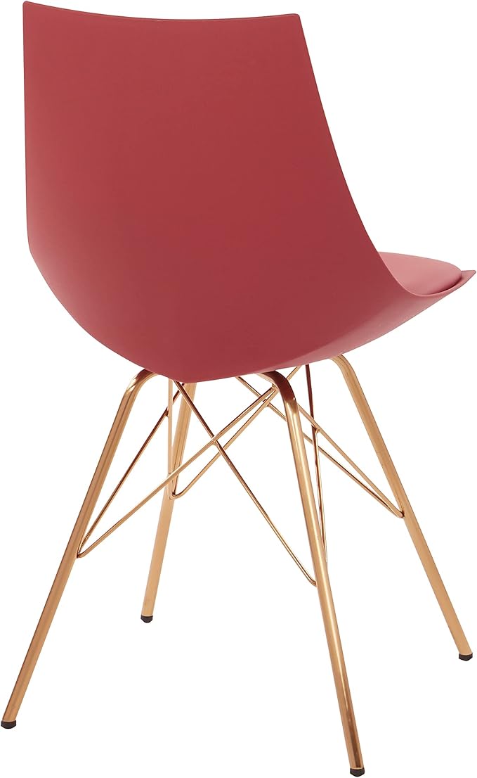 OSP Home Furnishings Oakley Mid-Century Modern Bucket Dining Chair - Image 6