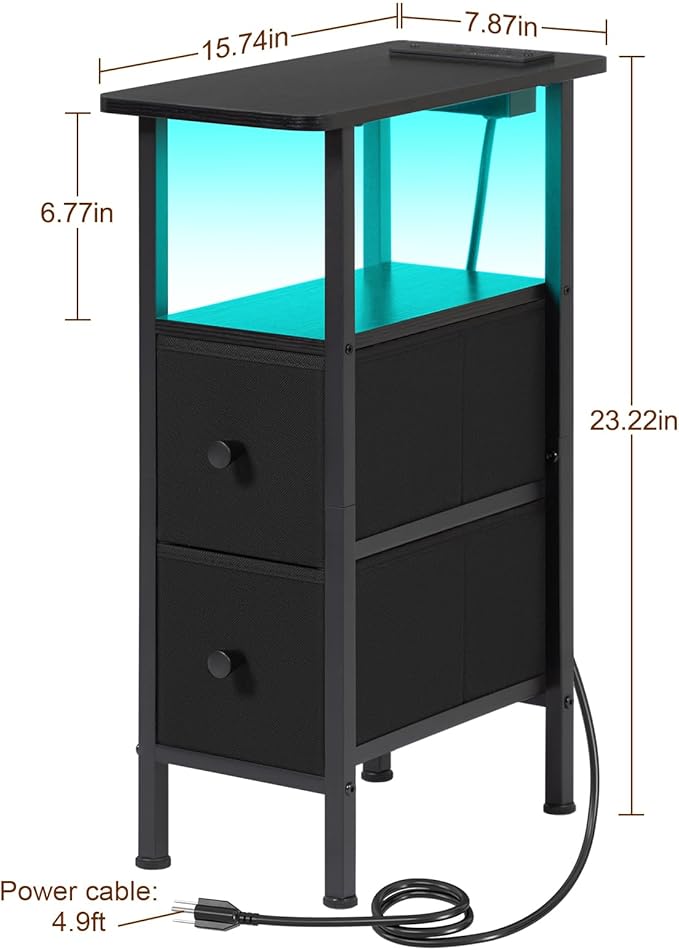 Narrow End Table Living Room - Image 3