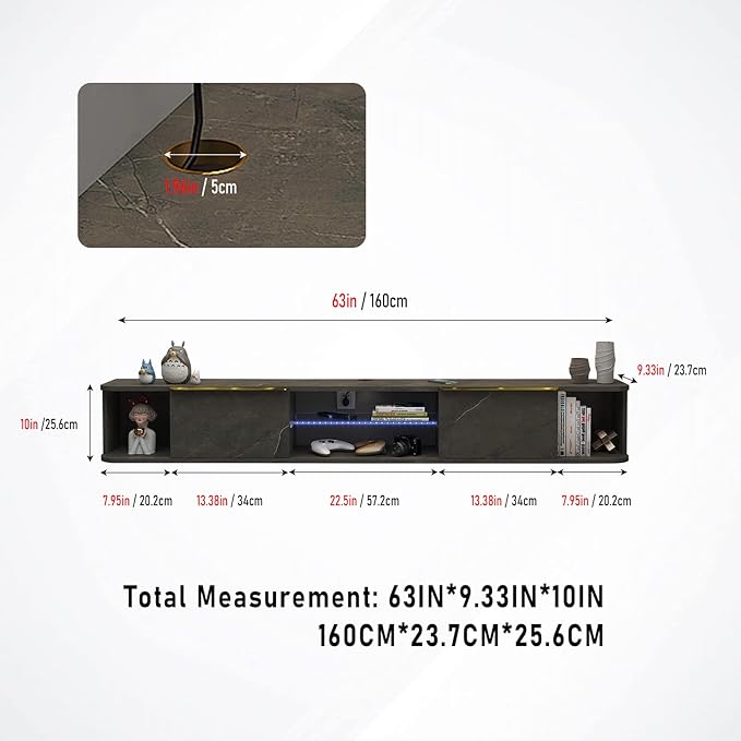 Pmnianhua LED Floating TV Stand - Image 5