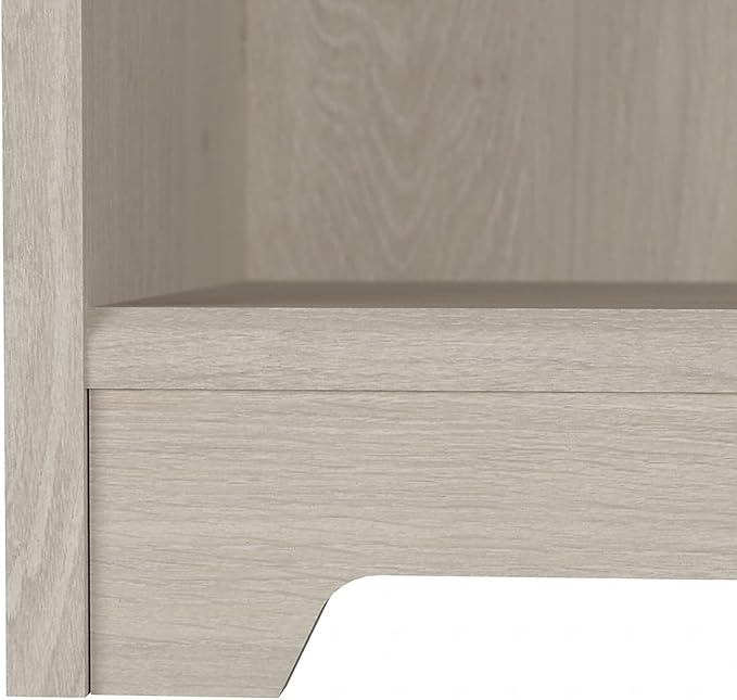 Bush Furniture Cabot Tall 5 Shelf Bookcase | Large Open Bookshelf in Linen - Image 9