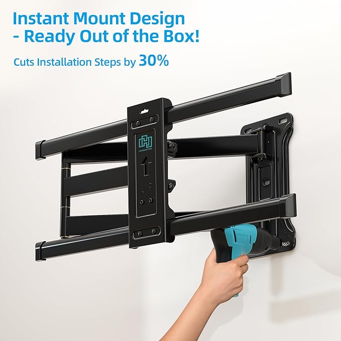 Pre-Assembled Corner TV Wall Mount - Image 3