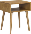 NTC Zoe Solid Wood Nightstand, Mid Century Modern Side Table Bedroom, Bedside by NTC