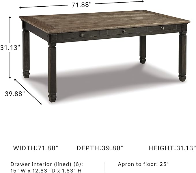 Signature Design by Ashley Tyler Creek Farmhouse Dining Table - Image 3