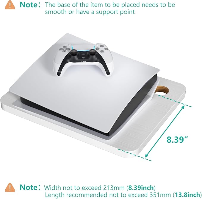 WALI Floating TV Shelf, Holds Up to 22lbs, Wooden Wall Mounted Shelves - Image 5