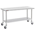 DuraSteel 30x72 NSF Stainless Steel Cart by DuraSteel