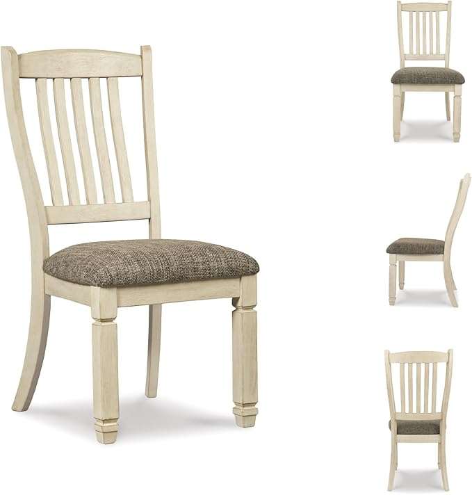 Signature Design by Ashley Bolanburg 20" Upholstered Dining Room Chair - Image 7