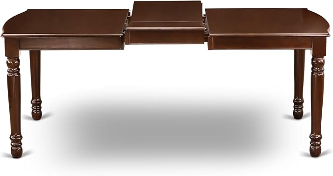 East West Furniture DOIP7-MAH-W 7 Piece Dining Table Set Consist of a Rectangle - Image 6