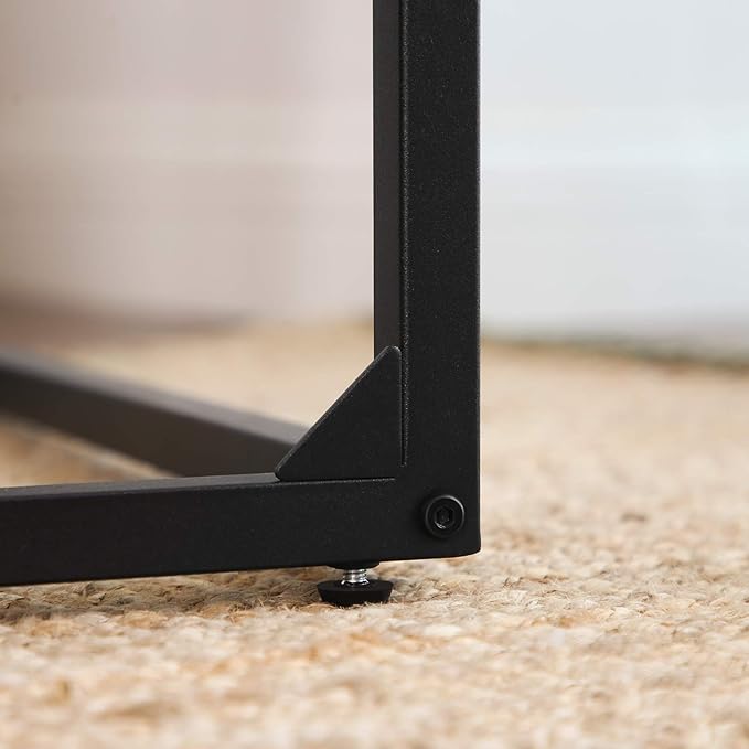 VASAGLE C Shape End Table, Small Coffee Table - Image 10