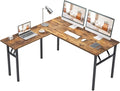 DlandHome L-Shaped Desk Large Corner Desk Folding Table Computer Desk Home by DlandHome