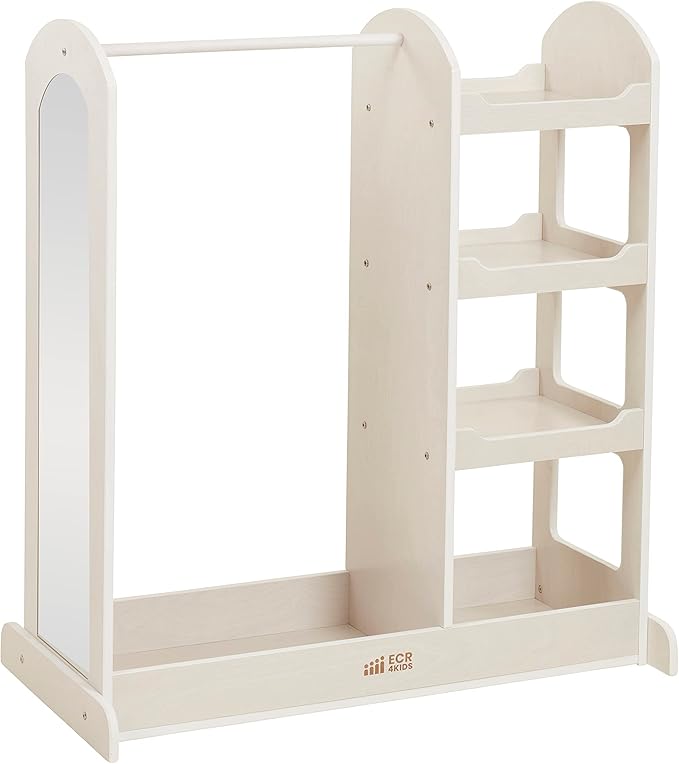 ECR4Kids Dress Up Center with Mirror, Costume Organizer by ECR4Kids