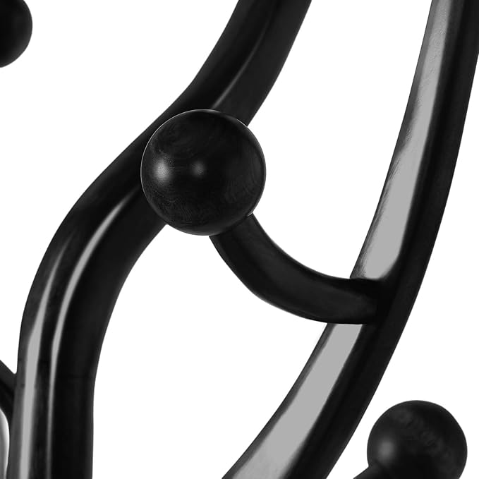 Heavy Duty Coat Rack Freestanding Wood Tree Rack - Image 9