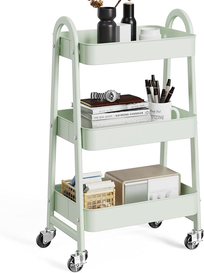 OLIXIS 3 Tier Utility Rolling Cart by OLIXIS