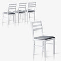 Livinia Seattle Modern Farmhouse Kitchen Dining Room Chair Set of 4, Solid Wood by Livinia