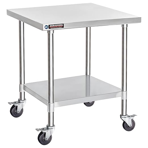 DuraSteel 30x30 NSF Stainless Steel Cart by DuraSteel