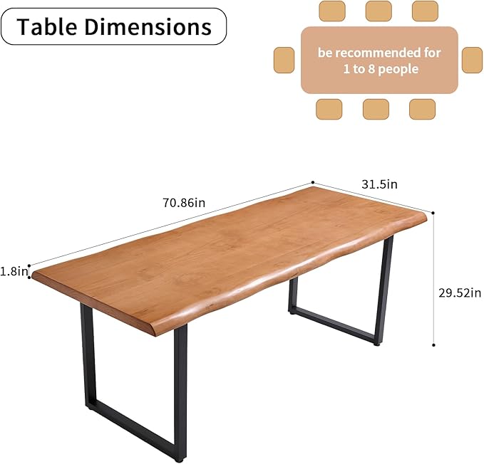 Stylish Solid Wood Office Desk - Image 3