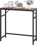 Narrow Console Table, 29.5" Entryway Table by Livofloral