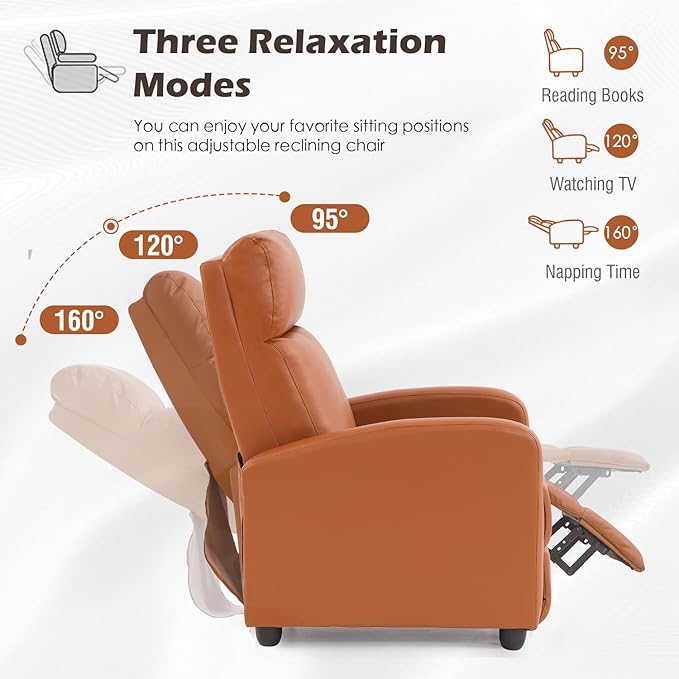 BestMassage | Recliner Chair | No Massage Function | Pu Tan | - Image 6