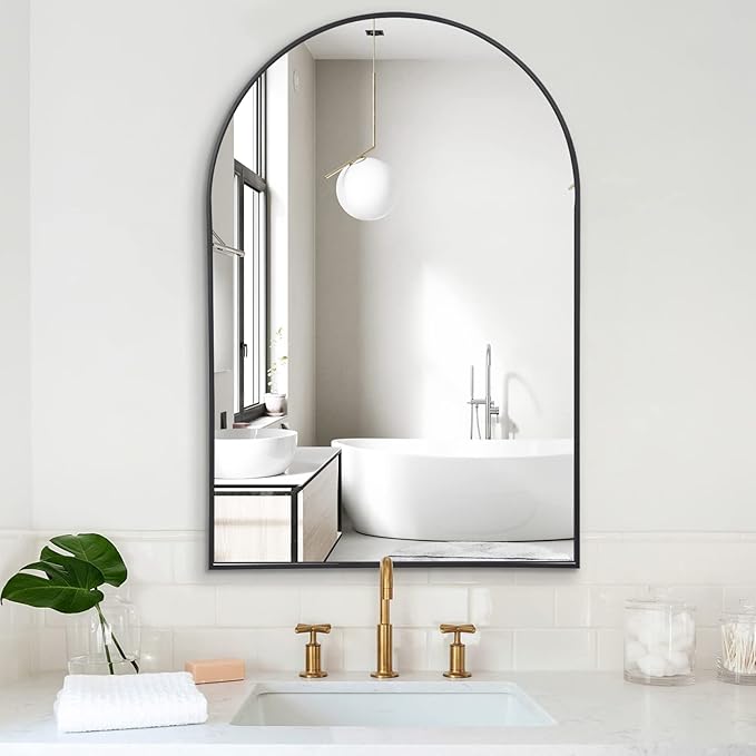Arched Mirror, Wall Mounted Mirrors Decor Modern Dresser Mirror - Image 2