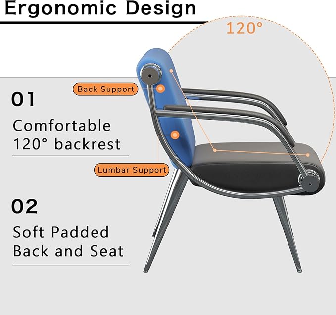 wonline 2Pcs Waiting Room Chair - Image 7