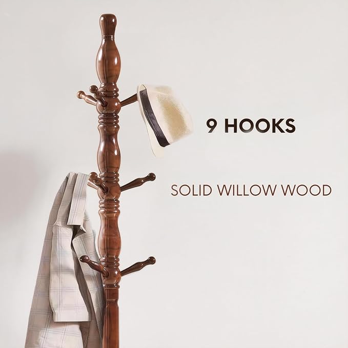 Coat Rack, Natural Wood Coat Racks - Image 7