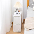 Narrow Nightstand, Solid Wood Night Stand, Slim Nightstands by SOBIBO