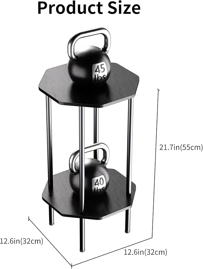 Side Table, Octagonal End Table - Image 7