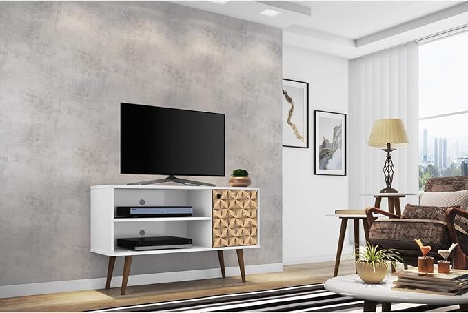 Manhattan Comfort Liberty Mid Century Modern TV Stand - Image 2