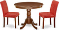 East West Furniture ANAB3-MAH-72 3 Piece Dinette Set by EastWestFurniture