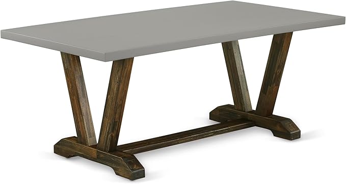 East West Furniture V797AB747-5 5 Piece Modern Dining Table Set Includes a - Image 3