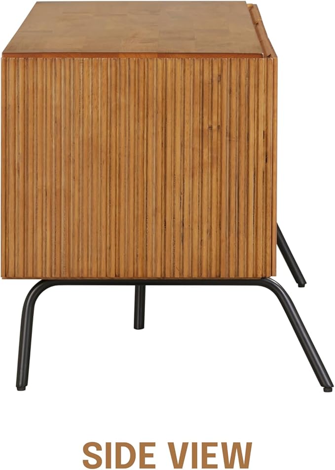 NTC Veil TV Stand with 3 Doors for TVs up to 60’’, Media Console with Vertical - Image 8