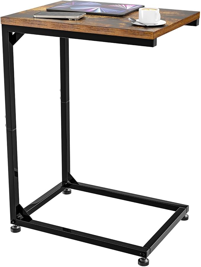 Simple Trending C Shaped End Table, Side Table by SimpleTrending