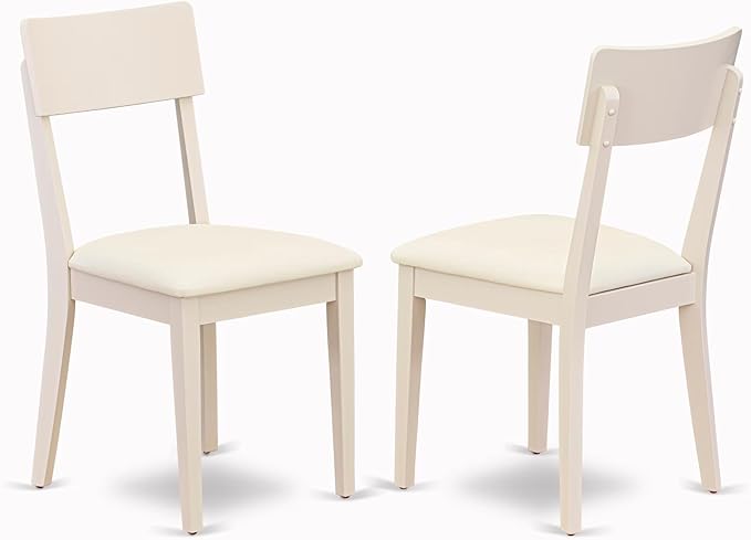 East West Furniture VAAD7-LWH-LC 7 Piece Dinette Set Consist of an Oval Dining - Image 4