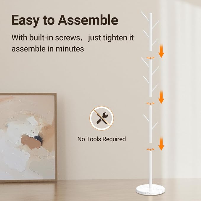 ELYKEN Coat Rack Freestanding - Image 7